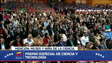 Presidente Maduro lideró entrega de XX Premios Nacionales de Ciencia y Tecnología e Innovación