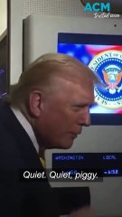 “Quiet piggy”: President Trump insults female journalist after Epstein file question