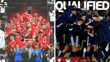 Austria y Escocia regresan a la Copa del Mundo después de 28 años y así celebran