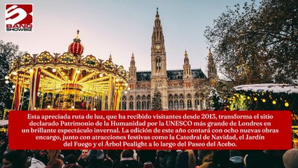 La Navidad en Kew regresa con nuevas instalaciones de iluminación de estreno mundial