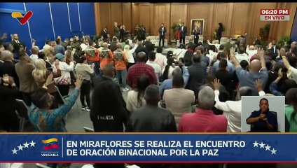 Presidente Nicolás Maduro se une al Encuentro de Oración Binacional por la Paz