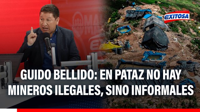 Pataz no tiene MINERÍA ILEGAL, sino INFORMAL, señala Guido Bellido: Hay una confusión