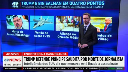 Trump defende príncipe saudita acusado de mandar matar jornalista