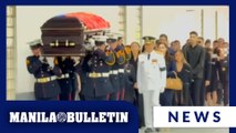 Remains of Juan Ponce Enrile arrive at Senate for necrological service