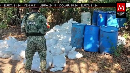 En Durango, autoridades encuentran y desmantelan un laboratorio clandestino de metanfetamina