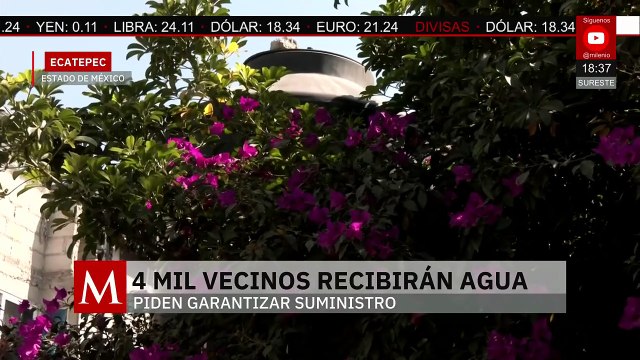 Autoridades son obligadas a suministrar agua constante a vecinos de Ecatepec