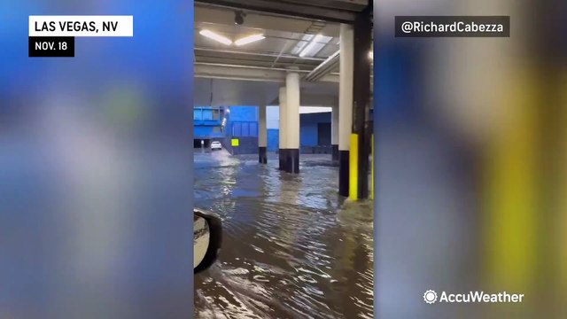 Storms slam the Southwest with flooding rain, pelting hail and dumping snow