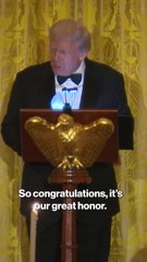 Trump makes major Saudi Arabia announcement during WH dinner