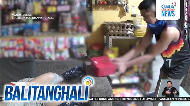 Tindahan, pinagnakawan; isa sa suspek, nagtangka pang magmano sa may-ari bago tumakas | Balitanghali