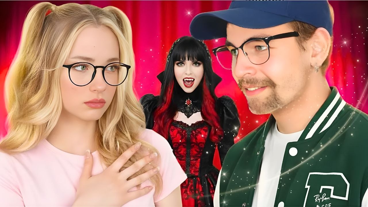 Une FILLE VAMPIRE Méchante M'aide à Conquérir Mon Crush ! Relooking Beauté DIY par La La Life