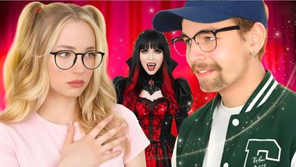 Une FILLE VAMPIRE Méchante M'aide à Conquérir Mon Crush ! Relooking Beauté DIY par La La Life