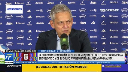 Reinaldo Rueda: "Hoy el fútbol nos ha dado una lección de humildad"