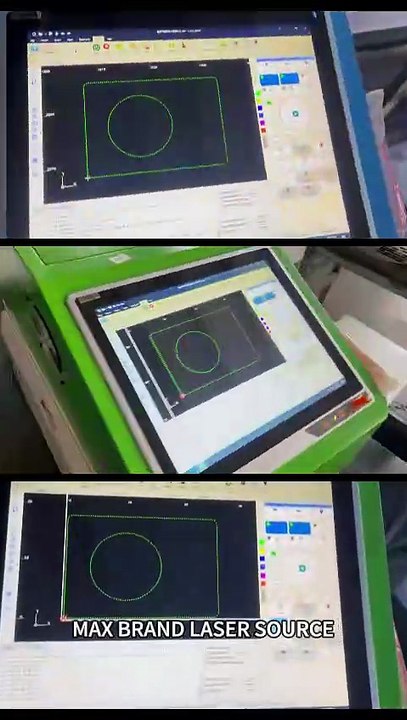3SETS XC3000 LASER CNC CUTTER MACHINE TEST CUT BEFORE SHIPPING