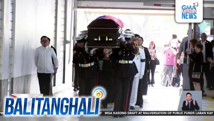 Mga kaibigan at dating katrabaho ni Senate President Enrile, nagbigay ng eulogy sa necrological service | Balitanghali
