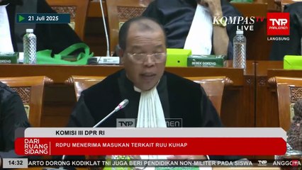 Lihat Lagi! DPR, Hotman Paris, dan Deret Pengacara Bahas RKUHAP Sebelum Disahkan  ARSIP KOMPASTV