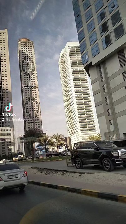 beautiful view of sharjah Al majaz