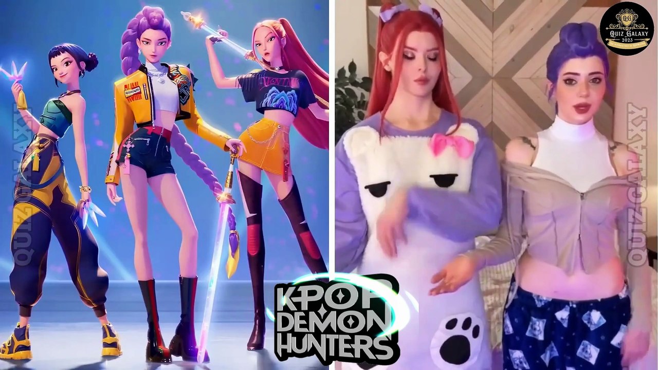 KPOP Demon Hunters in a Real-Life TikTok Version🎶🔥 - Guess the Voice Quiz | Rumi, Abby, Mira, Jinu