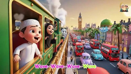 Choo-Choo to Madinah _ London to Madinah Train _ Muslim Kids Cartoon Song (UK Muslim Kids)