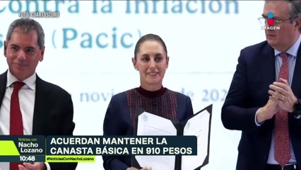 Claudia Sheinbaum firmó junto con empresarios la renovación del Paquete contra la inflación y la Carestía