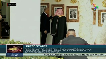 UNITED STATES l Pres. Trump receives prince Mohammed bin Salman