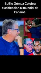 Bolillo Gómez Celebra clasificación al mundial de Panamá