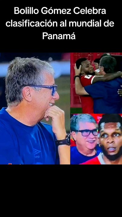 Bolillo Gómez Celebra clasificación al mundial de Panamá