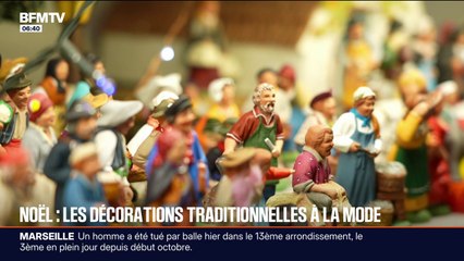 Santons de Provence, crèches en bois...les décorations de Noël classiques sont en vogue