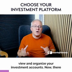 Choose your INVESTMENT PLATFORM - #shorts