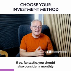 Choose your INVESTMENT METHOD - #shorts