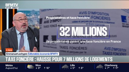 BFM éco : Taxe foncière, hausse pour 7 millions de logements - 19/11