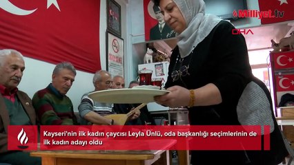 Kentte herkes onu konuşuyor! Kayserinin ilk kadın çaycısından cesur karar: ‘Zoru başardım’