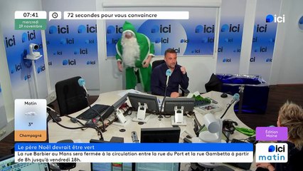 72 secondes pour vous convaincre que le Père Noël devrait être vert