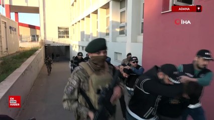 Adana'da ‘Bayğaralar’ çetesinin firarileri ve yardım eden şüpheliler tutuklandı