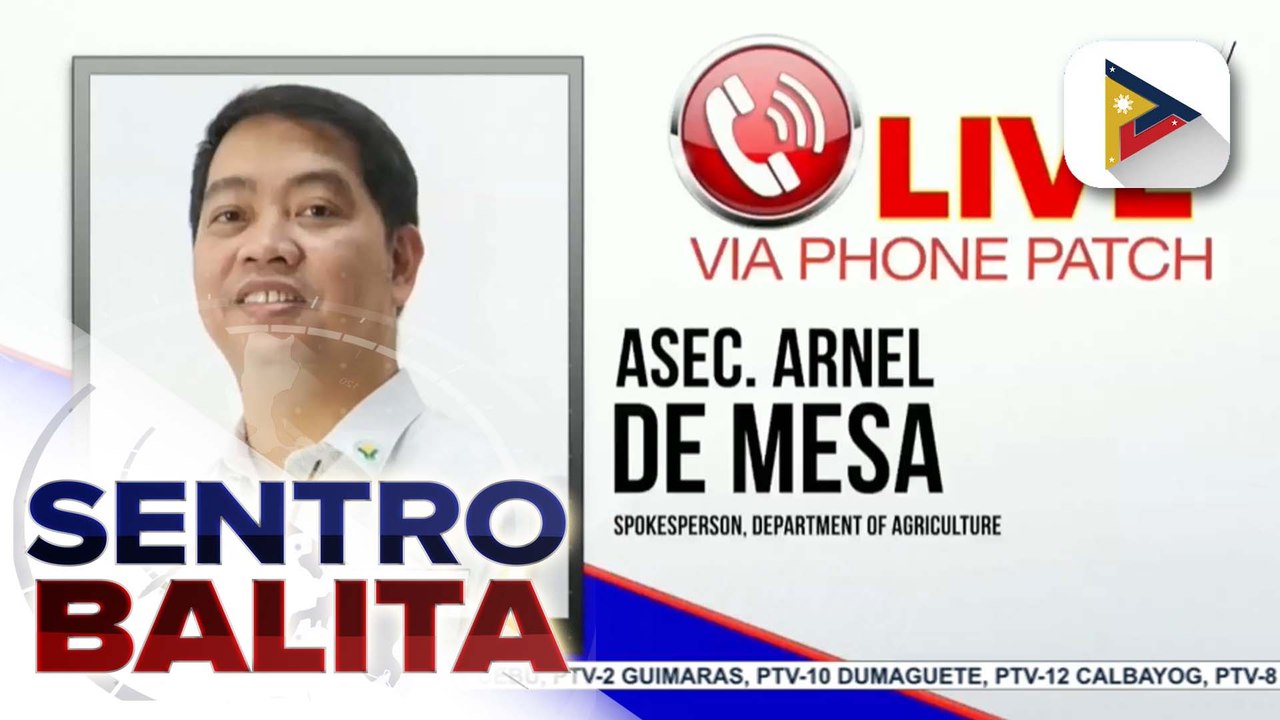 Pag-exempt ng U.S. sa maraming agricultural products ng Pilipinas sa reciprocal tariff, ikinalugod ng D.A.