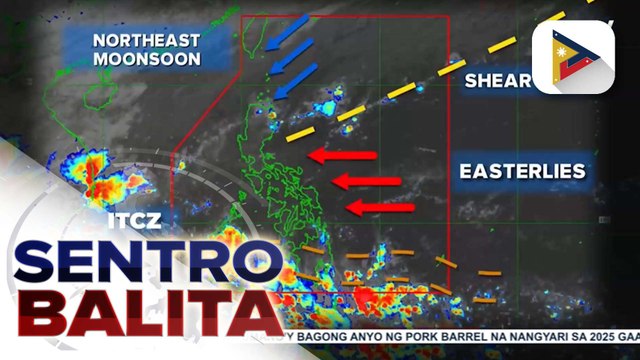 4 na weather systems, patuloy na nagpapaulan sa ilang bahagi ng bansa; posibleng bagong sirkulasyon, maaaring mabuo sa susunod na linggo ayon sa PAGASA