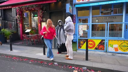 Crazy and Funny Scares Grim Reaper Prank