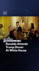 Ronaldo Attends Trump Dinner At White House