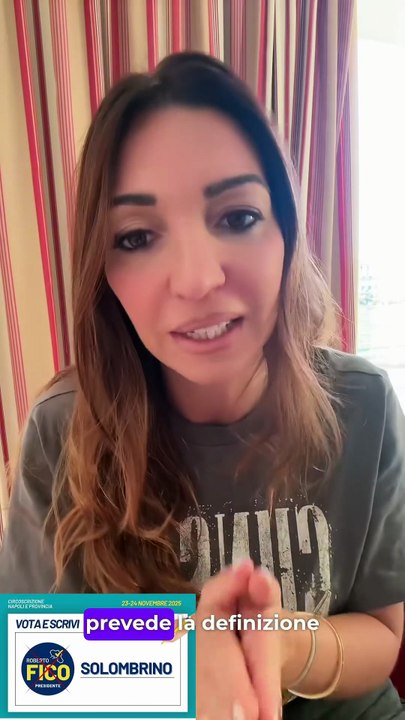 Solombrino - Ma voi lo vorreste un ignorante ad amministrare la regione Campania?  (19.11.25)