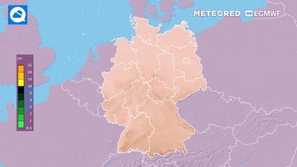 Erster Schnee in Deutschland bis ganz runter!