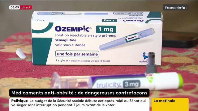 Médicaments antiobésité : l'ANSM alerte sur la vente en ligne de produits frauduleux - VIDEO