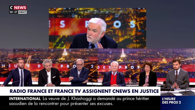 Pascal Praud commente à l'antenne l'assignation en justice des médias de Vincent Bolloré par France Télévisions pour dénigrement