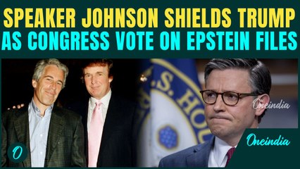 Full Video: Johnson Drops Bombshell on Democrats, defends Trump | Congress Vote on Epstein Files