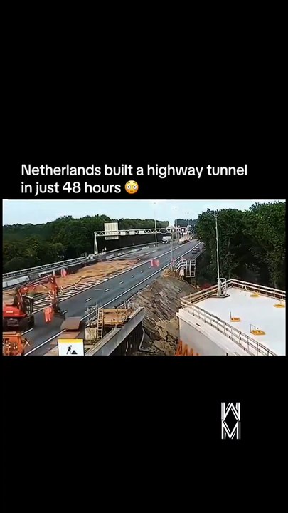 This is how Netherlands built a Highway tunnel in just 48 hours | Financial Education | Motivation & Money Video🔥