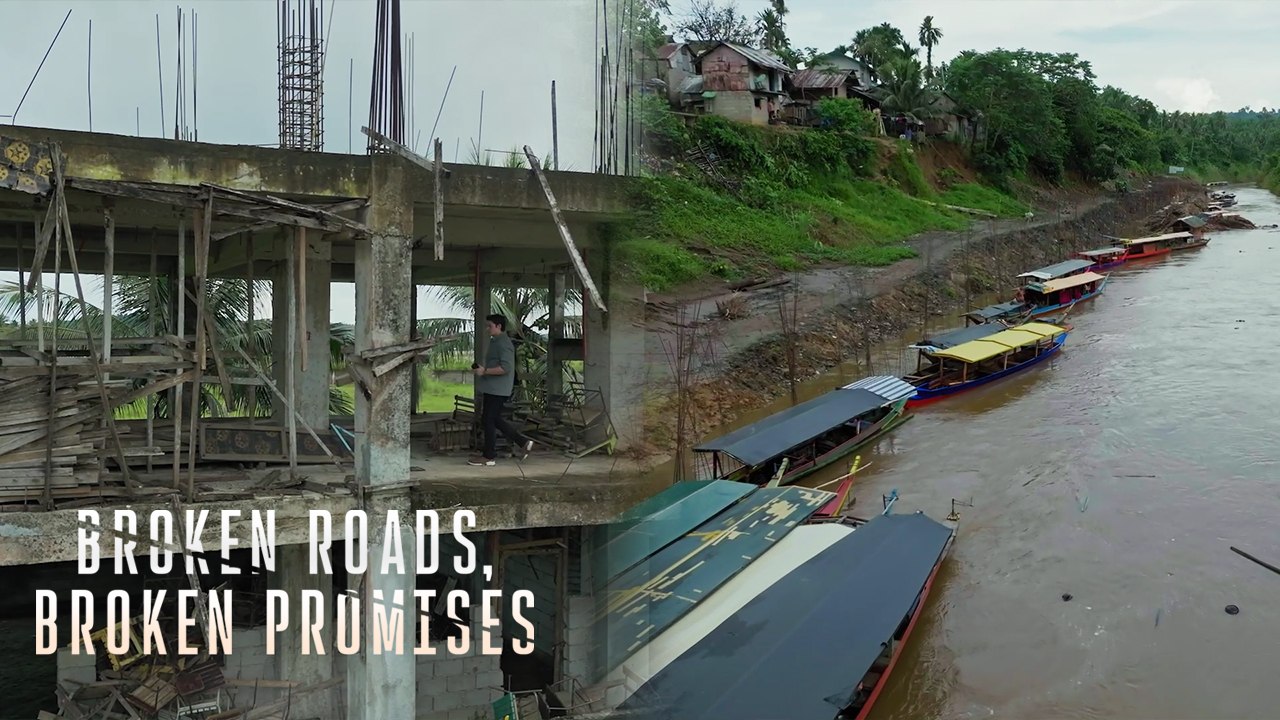 Flood control project sa Silvino Lubos, Northern Samar, gumuho pagkatapos ng dalawang taon | Broken Roads Broken Promises