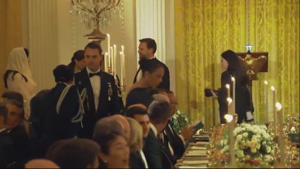 Cristiano Ronaldo arrival at the White House Dinner