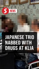 Three Japanese men held at KLIA with 12kg of cocaine
