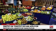 Üretici de tüketici de kan ağlıyor: Market rafına gelene kadar etiketler uçuyor