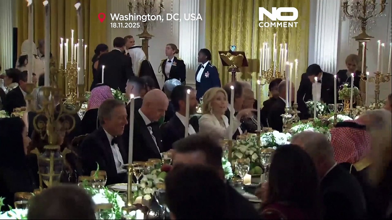 Cristiano Ronaldo beim Dinner im Weißen Haus, ausgerichtet von Trump und dem saudischen Kronprinzen