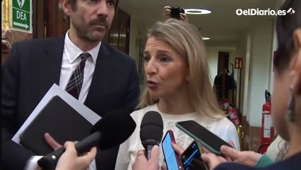 Yolanda Díaz pide al PP que desbloquee la agencia anticorrupción: "Es un problema gravísimo venga del ministerio de Transportes o de Almería"