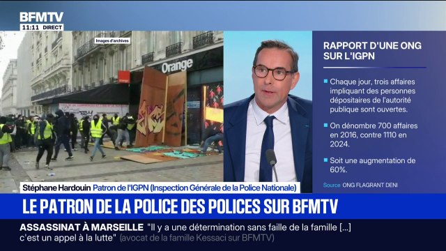 Usage de la force, décès, blessure... Le patron de l'IGPN précise dans quels cas la police des polices est mobilisée